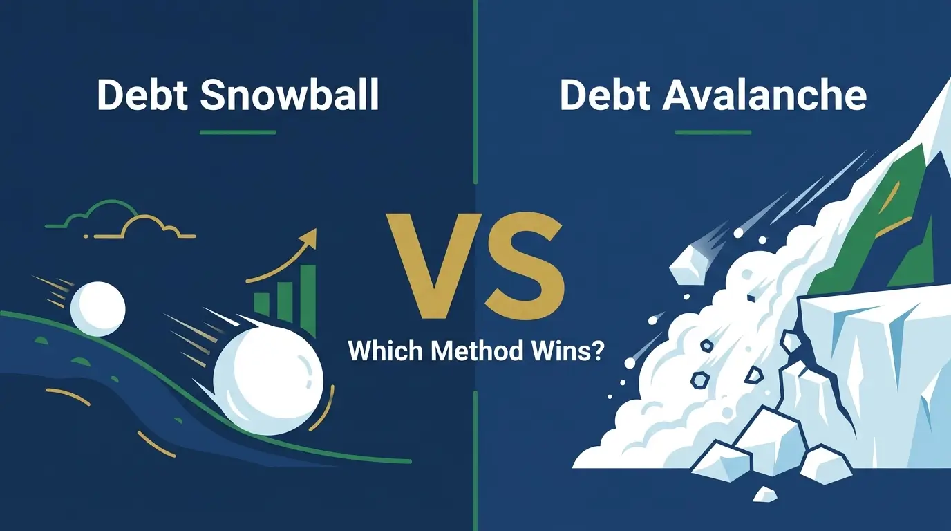 debt snowball vs debt avalanche which method wins comparison illustration 2026 ·