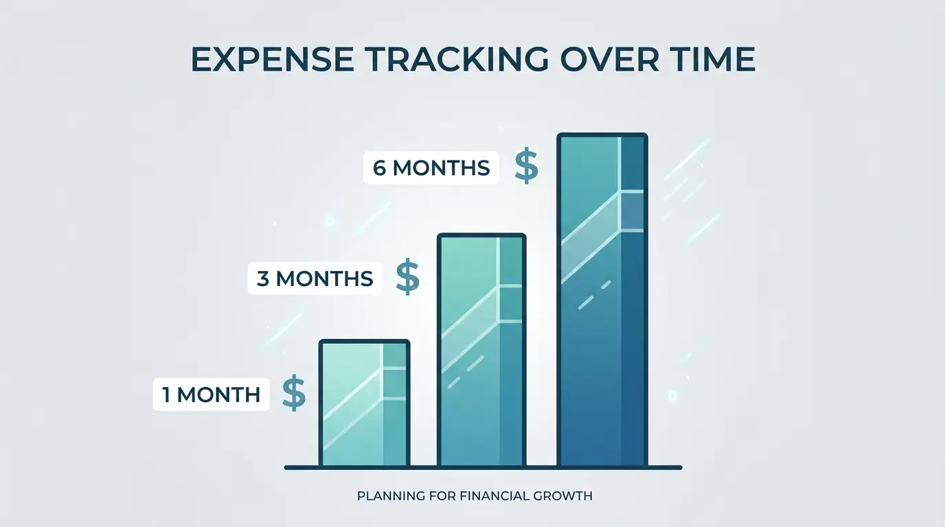 Chart showing how to calculate your emergency fund target based on monthly expenses