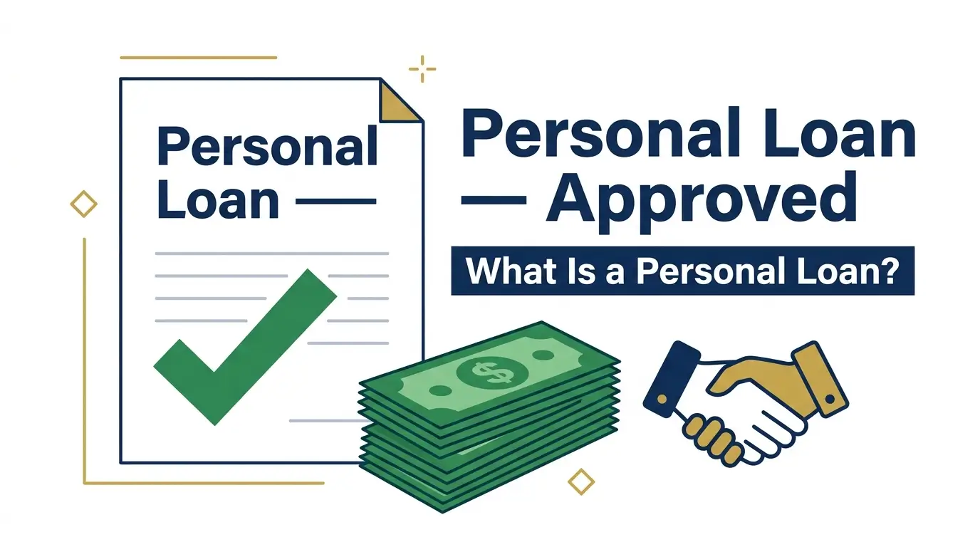 what is a personal loan approved document with money illustration 2026 beginner guide